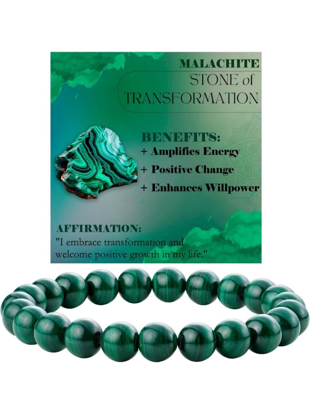 Handmade 8mm Beaded Stretch Bracelets for Women | Natural Stone Yoga Jewelry